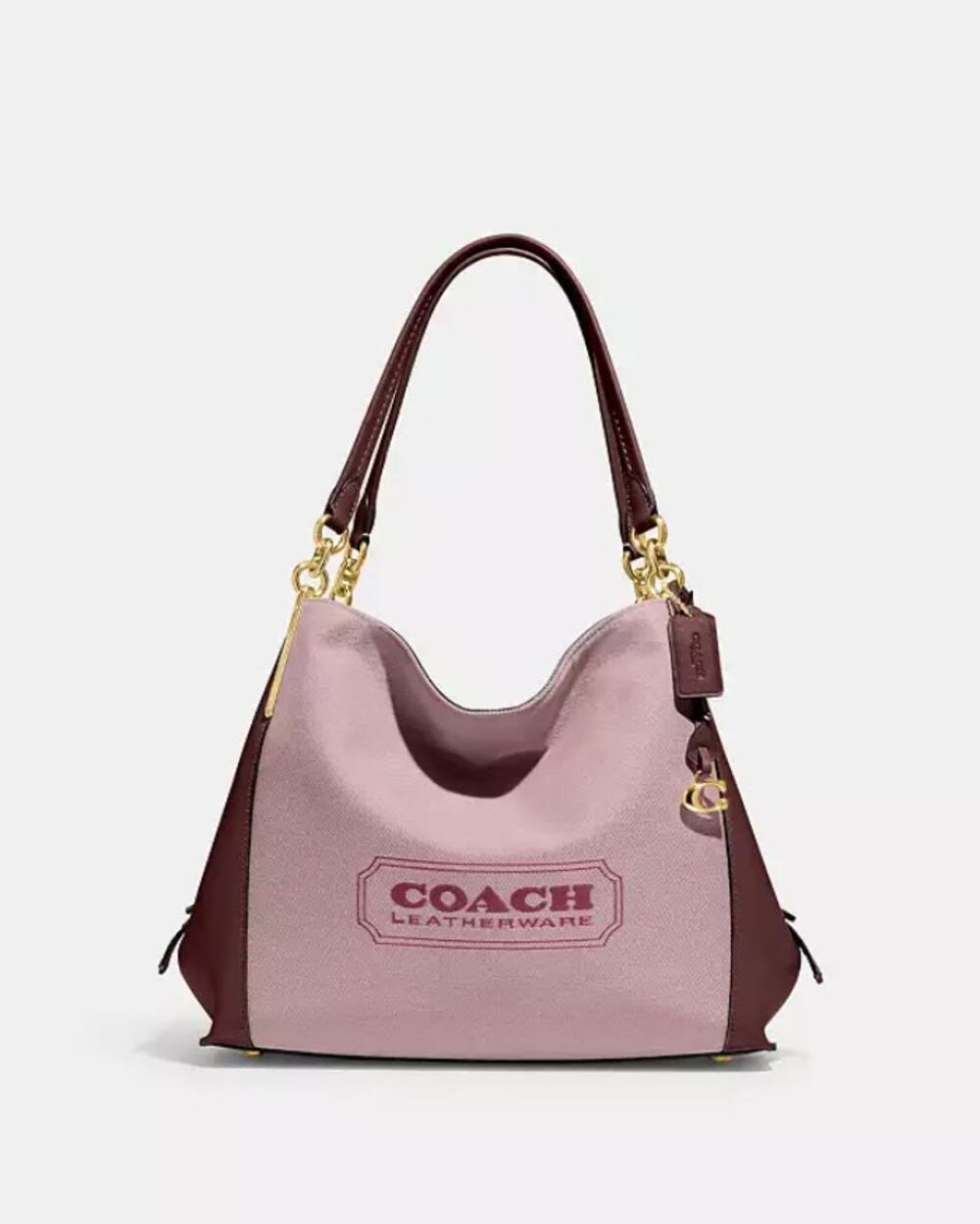 Coach Dalton 31 Shoulder Bag Jacquard Coach Badge Handbag Purse Everyday Work OS